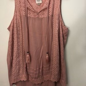 Blush pink top